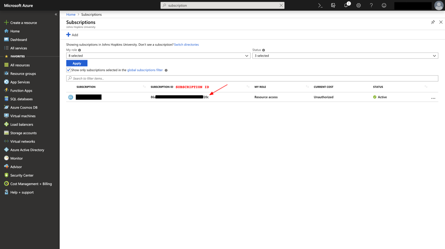 Azure Subscriptions 2