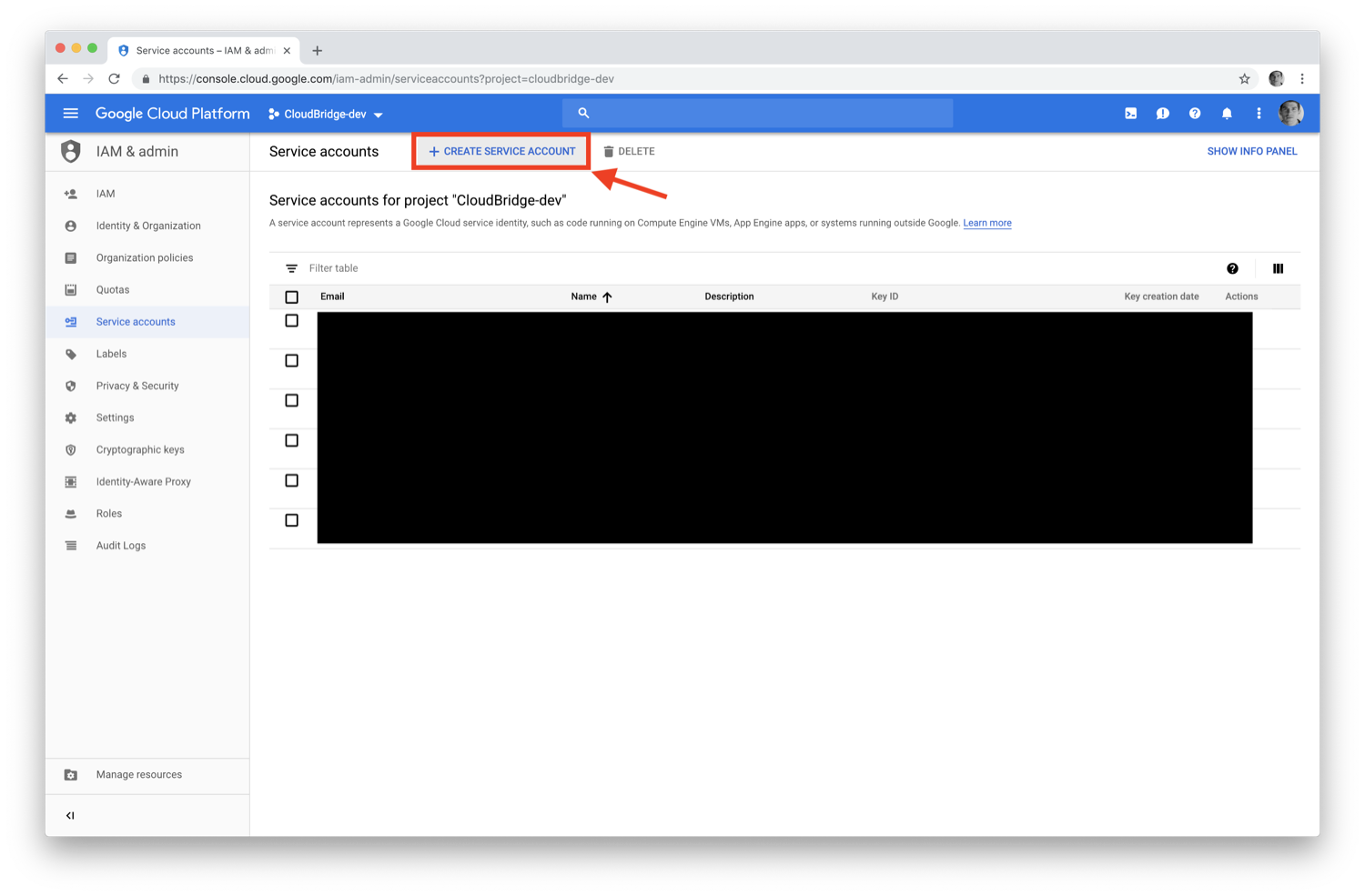 GCP Service Account 1