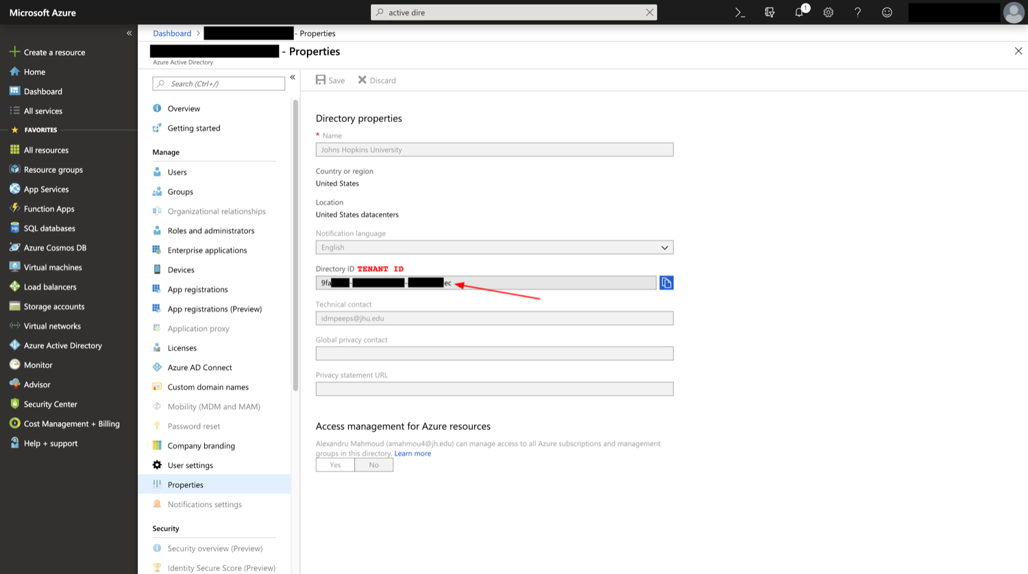 Azure Directory 2
